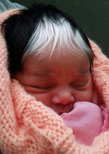 You’ve Never Seen A Newborn With Such Hair Before
