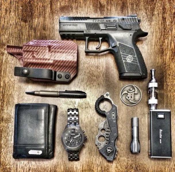 Great Collection Of Weapons And Survival Kits