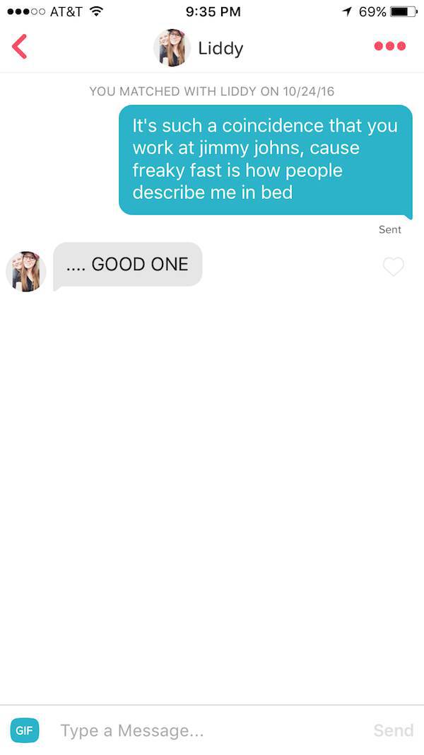 Guy Has Some Pretty Successful Tinder Pickup Lines Up His Sleeve