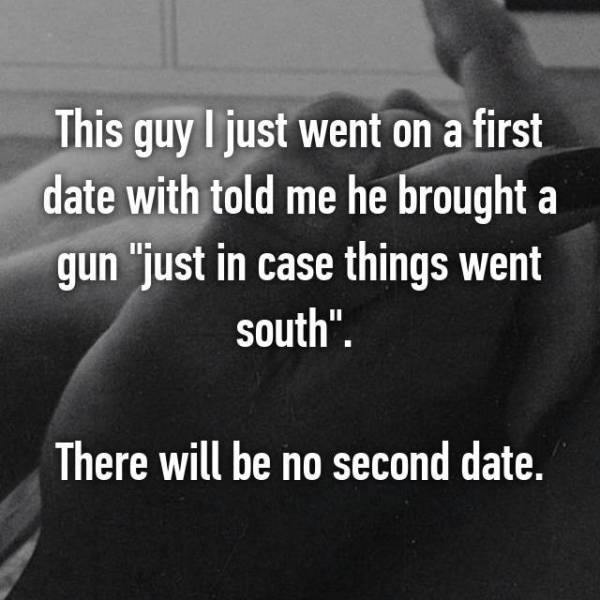 People Explain Why A Second Date Was A No-No