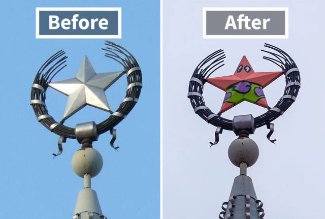 Here Is What Happened To The Soviet Star On The Top Of A Tower Building In Russia