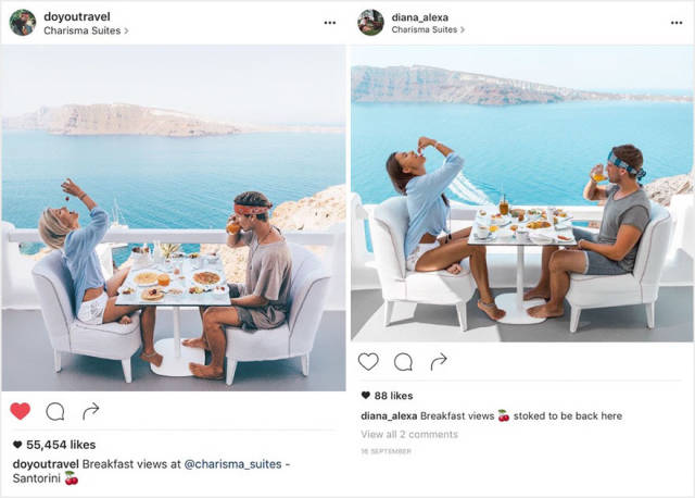 Travel Couple That Posts Their Adventures On Instagram Finds Out That They Have Copycats