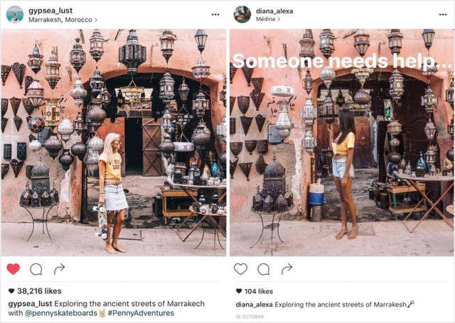 Travel Couple That Posts Their Adventures On Instagram Finds Out That They Have Copycats