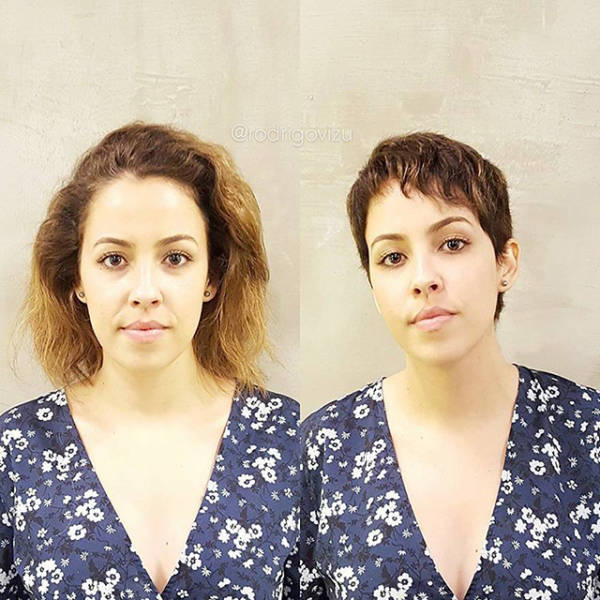 Before And After Photos Of How A Simple Hairdo Can Totally Transform A Person’s Face