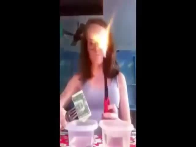 Girl Wanted To Make A Magic Trick But It Didn’t Go As Planned