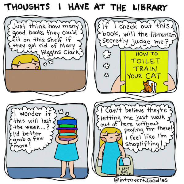 Only Book Lovers Will Understand These Comics And Find Them Funny