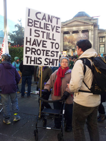The Best Protest Signs Of All Time!
