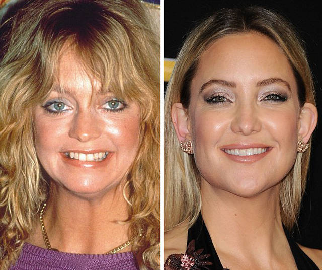 Celebrity Women Over 40 Pictured Next To Their Their Mothers At The Same Age