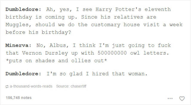 Tumblr Delivers Funny Harry Potter Posts That Will Crack You Up