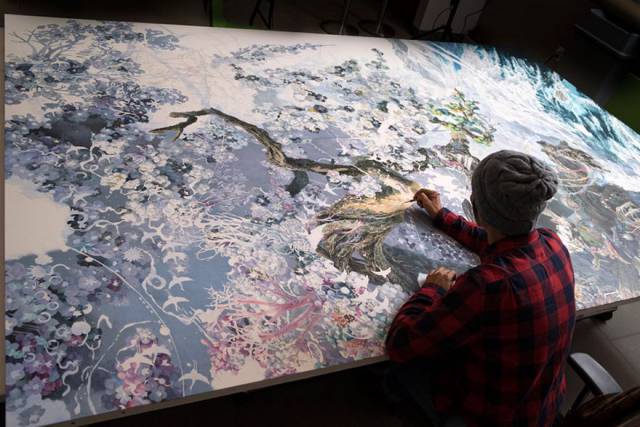 It Took Artist 3.5 Years To Finish This Incredible Huge Pen And Ink Painting