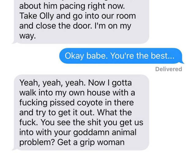 Husband Totally Flips Out After His Wife Sent Him A Photo Of “A Cute Puppy She Found Outside”
