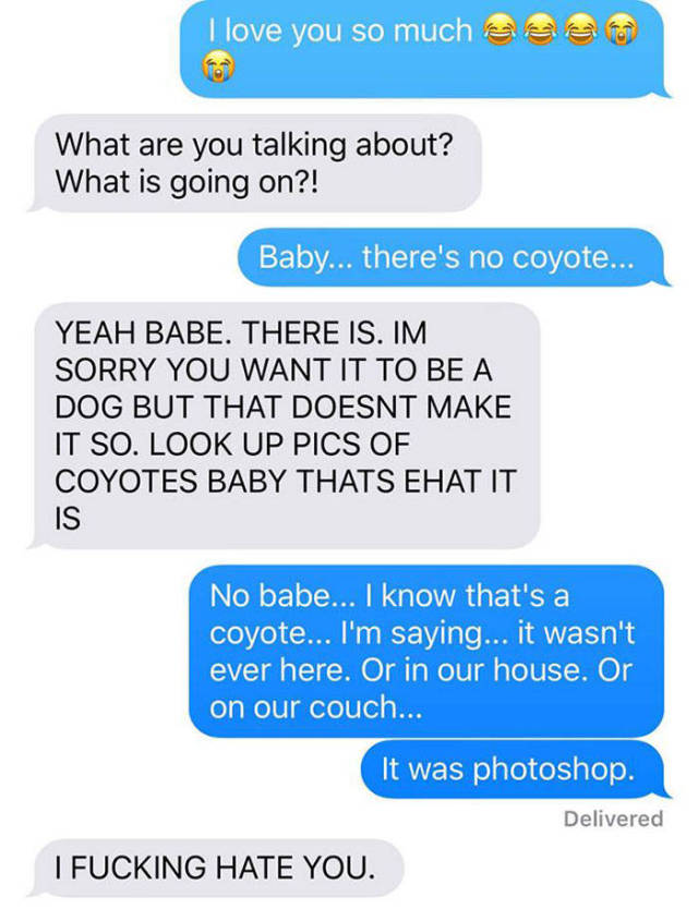 Husband Totally Flips Out After His Wife Sent Him A Photo Of “A Cute Puppy She Found Outside”