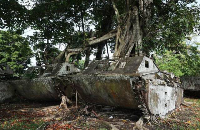 Abandoned Military Equipment Can Be Easily Found All Around The Pacific Islands