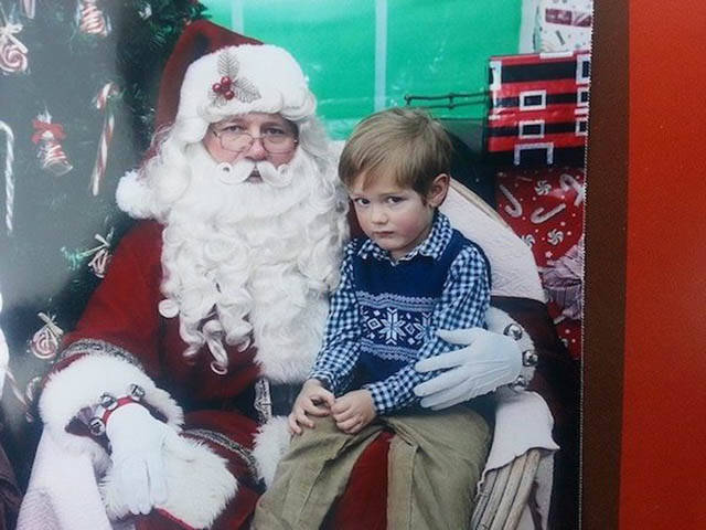 Kids Who Are Not Very Fond Of Santa