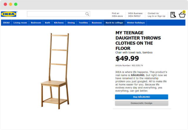 IKEA Comes Up With a Brilliant Idea To Rename Their Products After the Most Googled Relationship Problems
