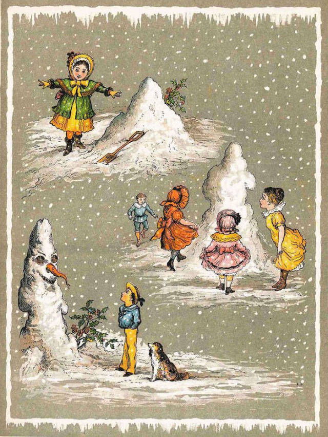 Weird And Creepy Victorian Christmas Cards 57 Pics