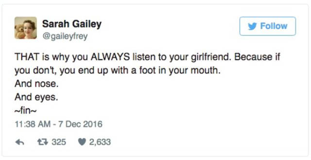 The Reason Why Boyfriends Should Always Listen To Their Girlfriends