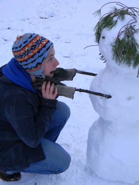 When Even A Snowman Becomes A Piece Of Art