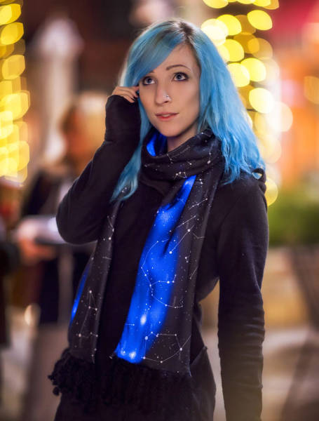You Will Look Like A Star With This Cosmic Scarf