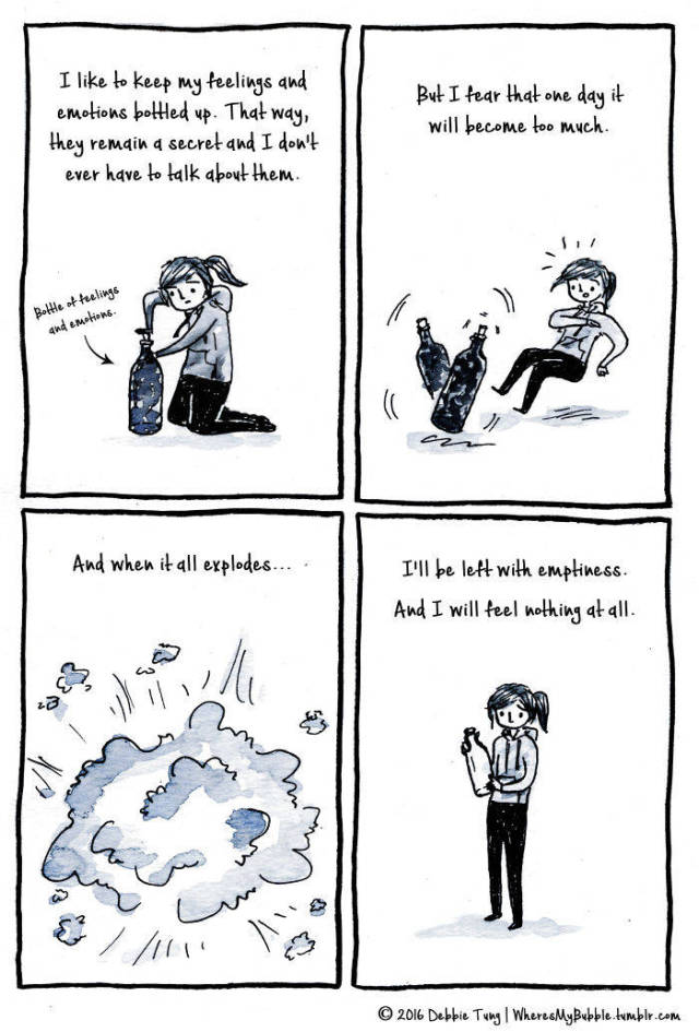 Comics By Debbie Introduce Introversion… When You Are The One Who Understands You Best