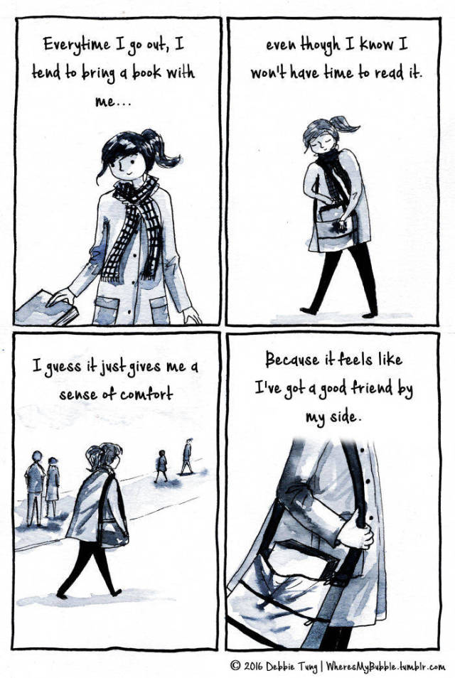 Comics By Debbie Introduce Introversion… When You Are The One Who Understands You Best