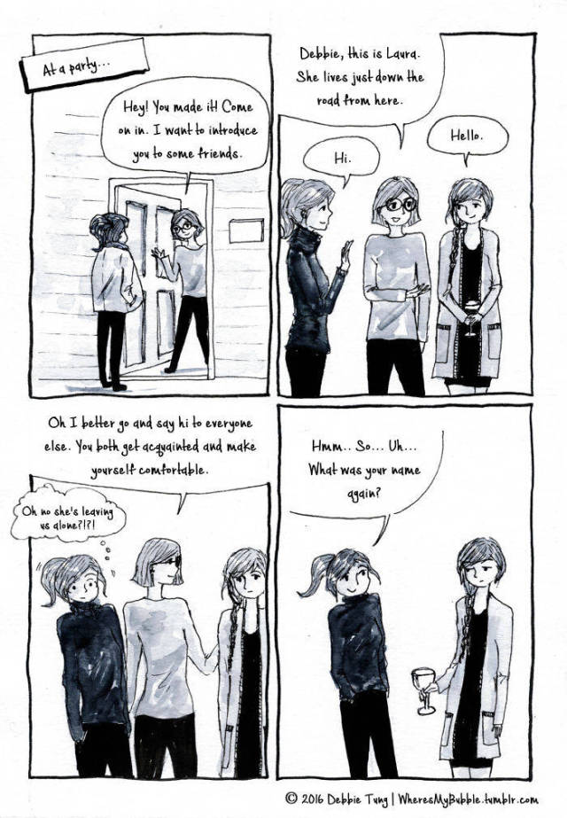 Comics By Debbie Introduce Introversion… When You Are The One Who Understands You Best