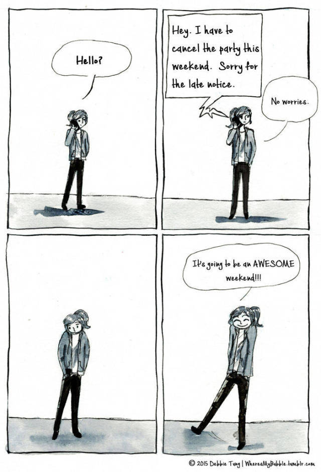 Comics By Debbie Introduce Introversion… When You Are The One Who Understands You Best