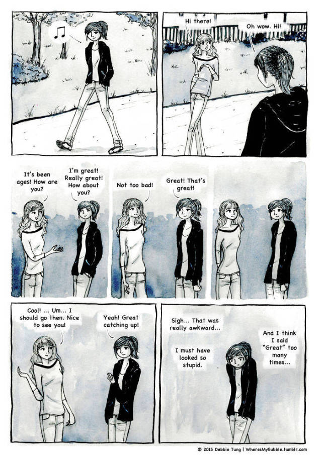 Comics By Debbie Introduce Introversion… When You Are The One Who Understands You Best