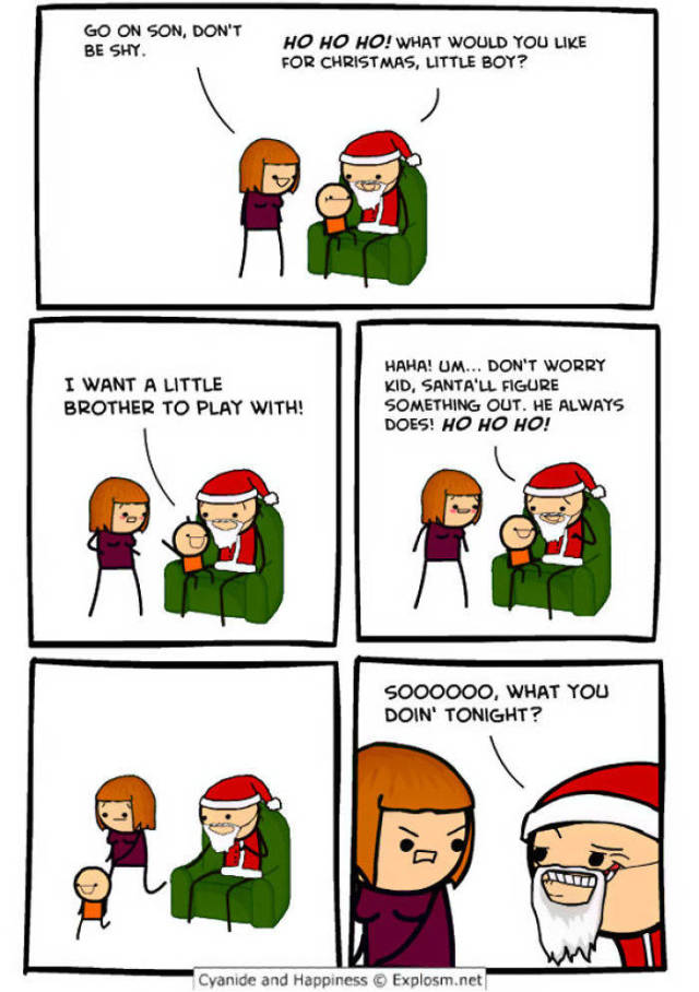 These Cyanide And Happiness Christmas Comics Are So Awkward…But So True!