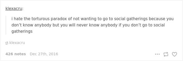 Life’s Hard If You’re An Introvert…