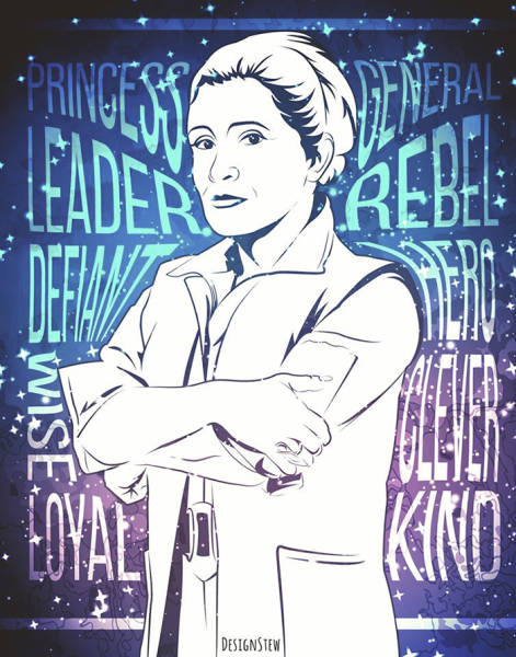 Artists From All Over The World Paying These Breath-Taking Tributes To The Late Carrie Fisher. Nobody’s Forgotten!