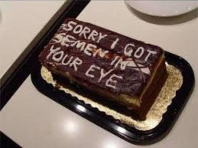 If You Fail At Sex – Cover It Up With A Cake For Your Loved One. I Guess
