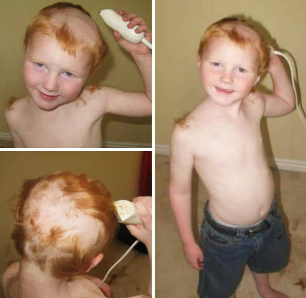 Kids Always Think They’re The Best Hairdressers For Themselves. How Wrong Can They Be…