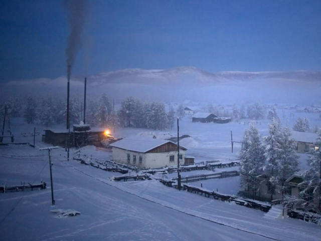 Photos Form The Coldest Village On Earth Where Temperature Can Reach −71.2 °C (−96 °F) But People Still Live There
